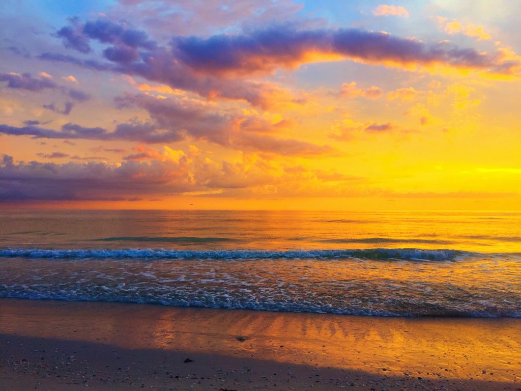 Sunset Colors Anna Maria Island by Kara Franker